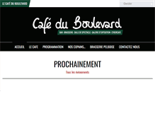 Tablet Screenshot of lecafeduboulevard.com